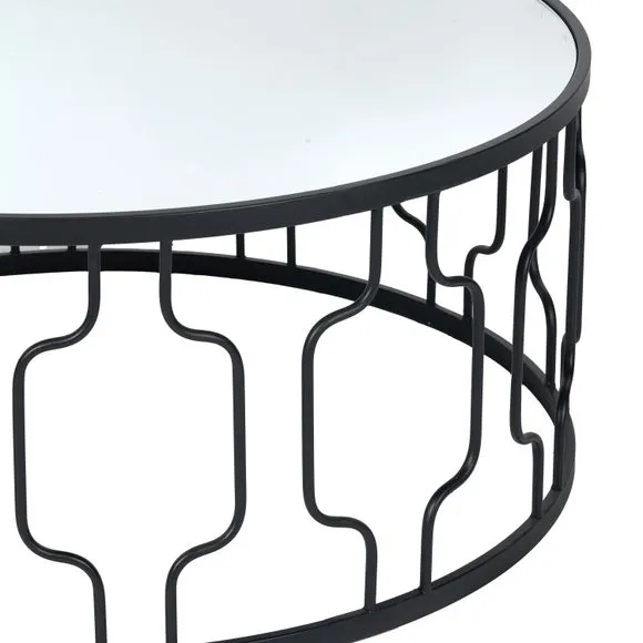 Caprisse Coffee Table, Mirrored Glass 6