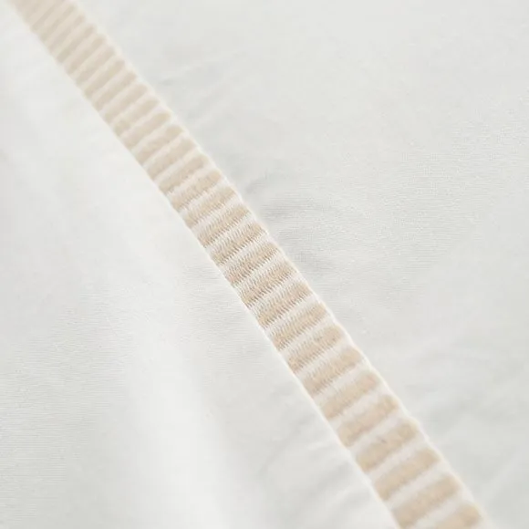Bianca Contrast Trim 100% Cotton Duvet Cover & Pillowcase Set 3