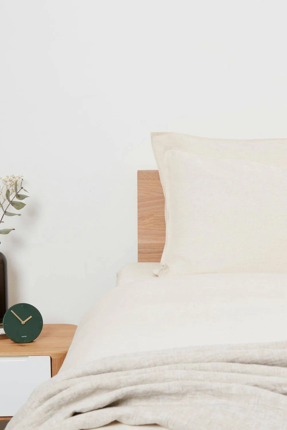 Panda London Bamboo & French Linen Complete Bedding Set in Beige 5