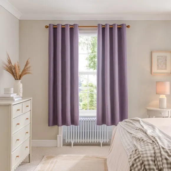 Luna Brushed Eyelet Curtains (Blackout Available) 4