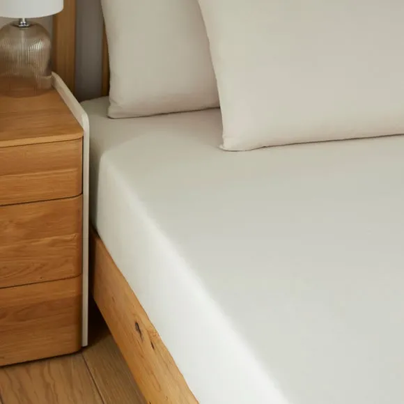 Soft and Easycare 28cm Fitted Sheet 1