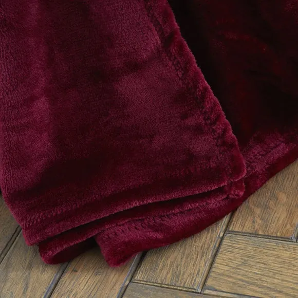 Catherine Lansfield Raschel Velvet Touch Throw Blanket 130cm x 170cm 3