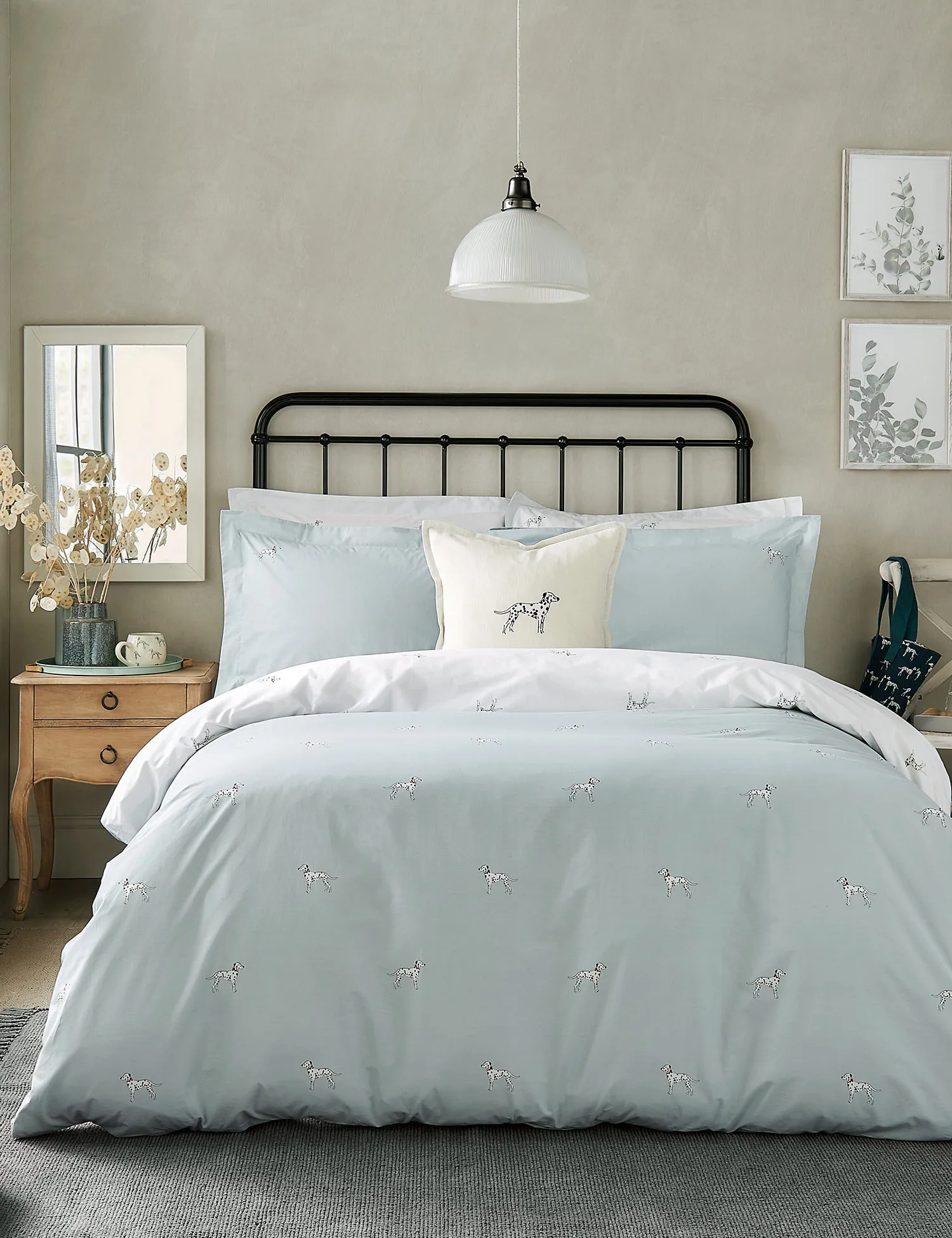 M&S Sophie Allport Pure Cotton Dalmatian Bedding Set