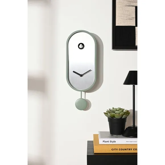Interval Mid-Century Cuckoo Wall Clock With Pendulum 6