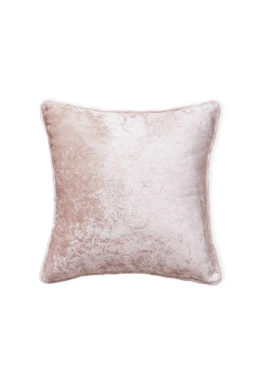 BHS Crushed Velvet Cushion in Pink 2
