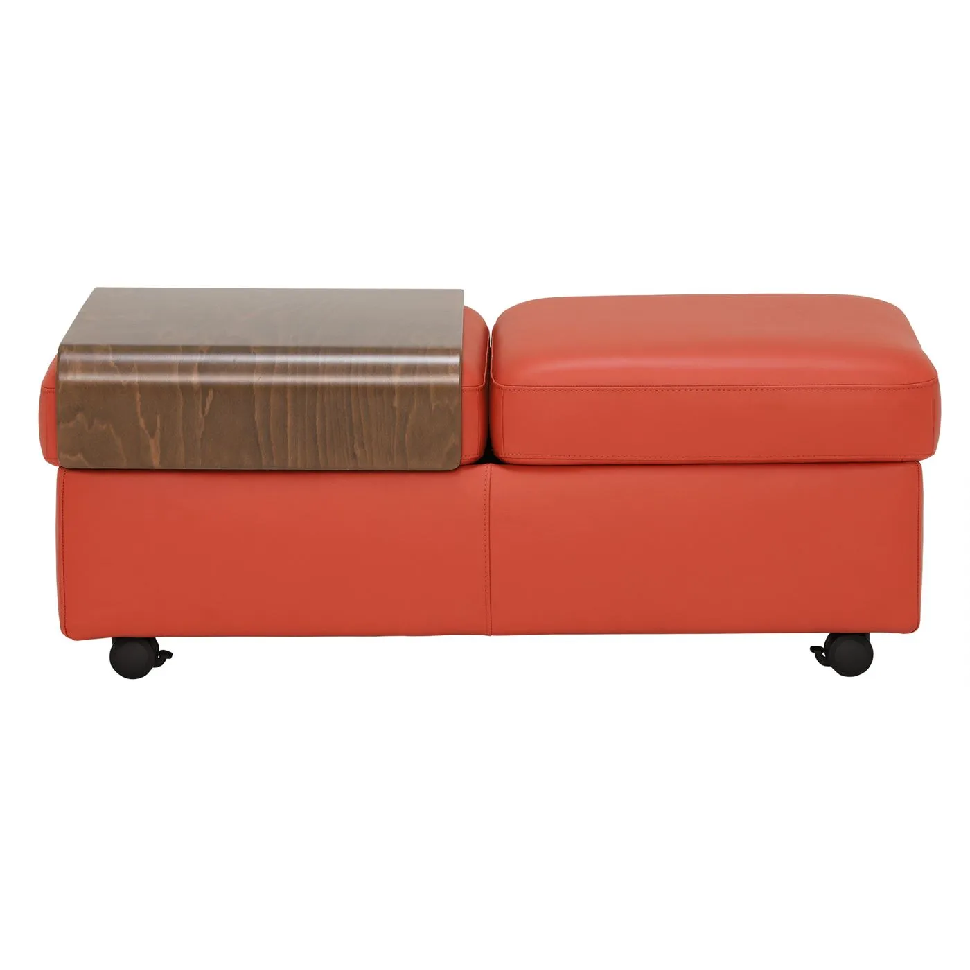 Ekornes Double Ottoman, Choice of Leather