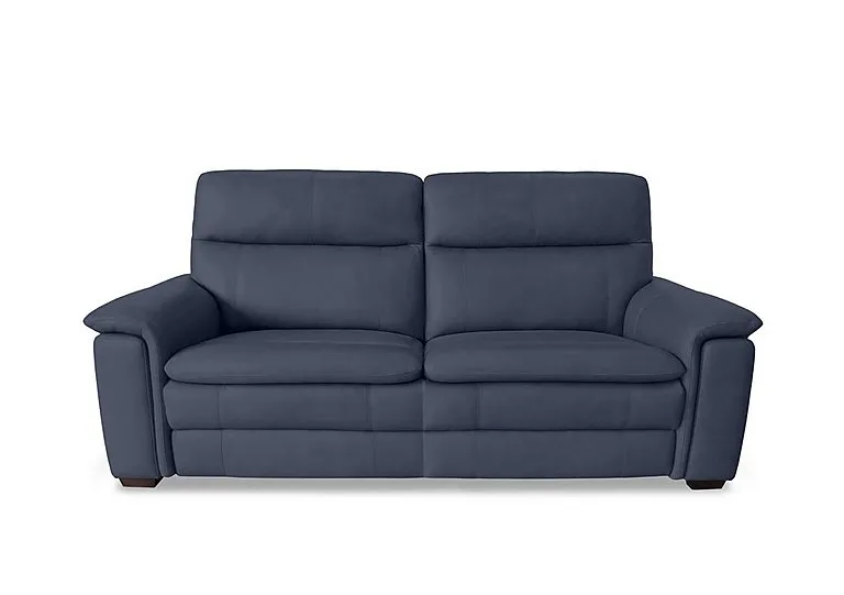 Recharge 3 Seater Leather Sofa - BV Ocean Blue - Sofas and Armchairs - In Time for Christmas