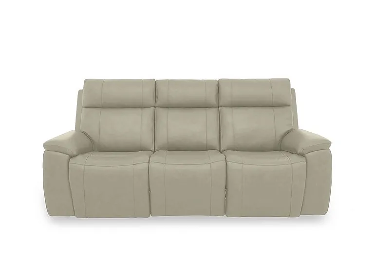 Aero Leather 3 Seater Power Recliner Sofa with Power Headrests and Heated Seats
