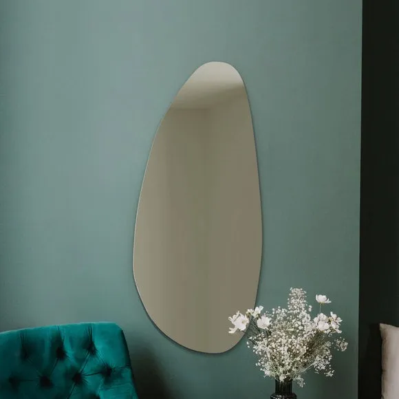 Lacuna Frameless Smooth Pond Full Length Wall Mirror