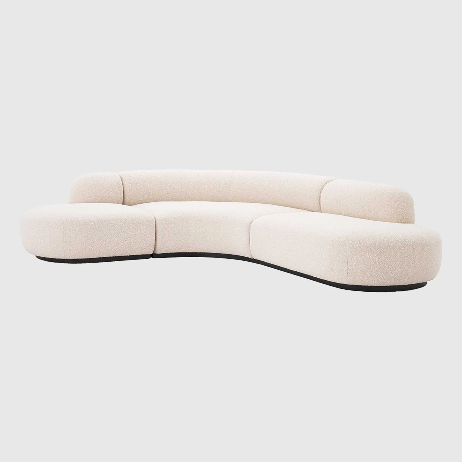 Eichholtz Bjorn Large Modular Sofa, Neutral Boucle | Barker & Stonehouse