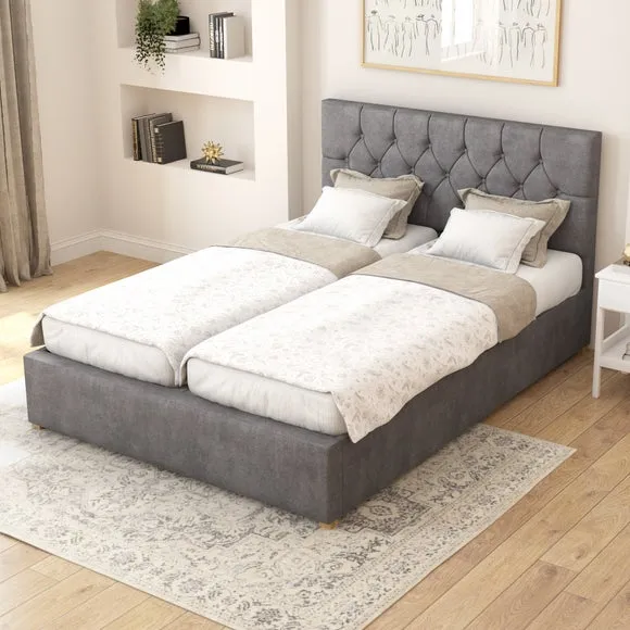 Olivier Plush Velvet Adjustable Bed 1