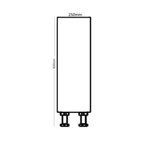 Wickes Broxwood Natural Oak Standard Depth Base Unit - 250mm 2
