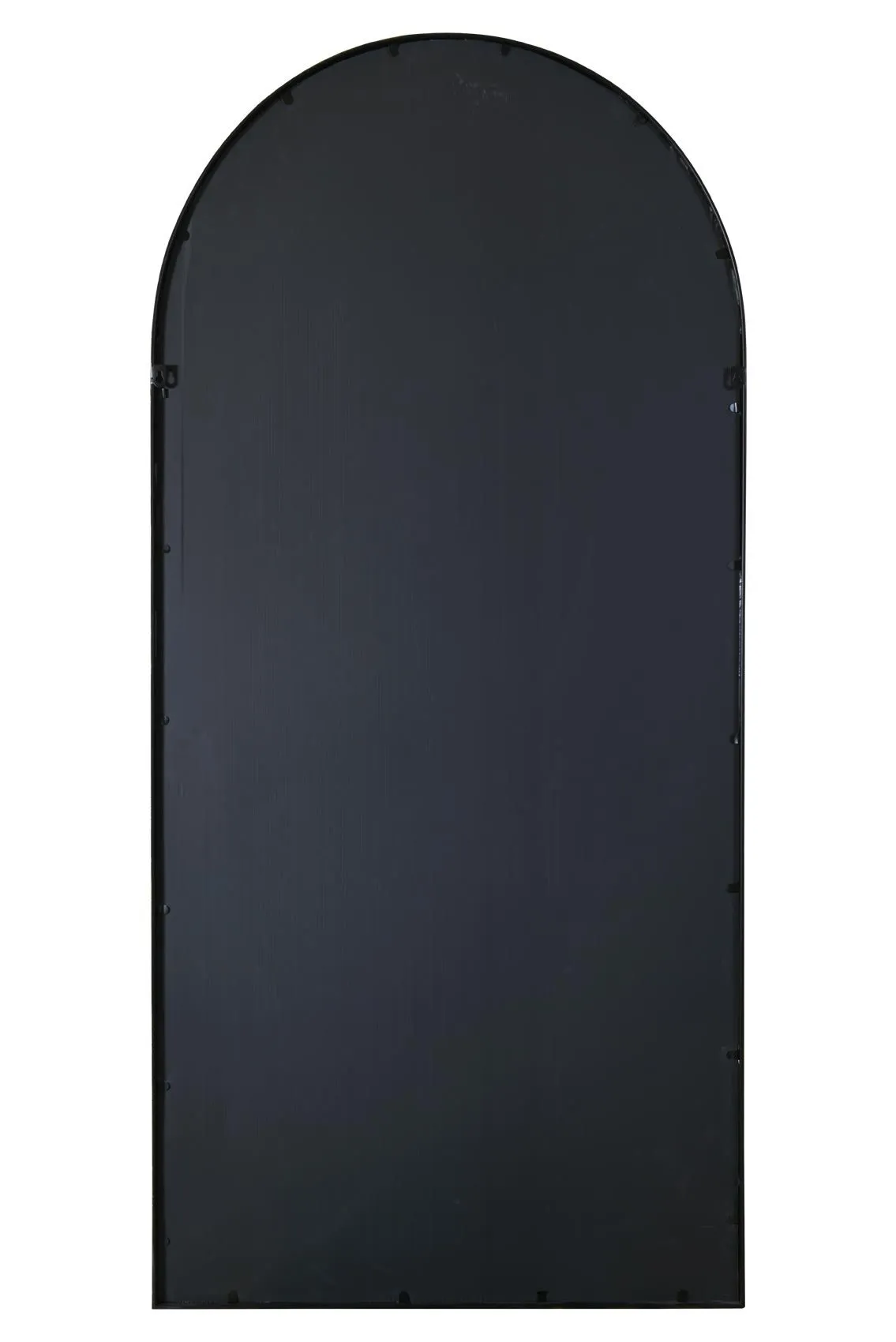 MirrorOutlet The Arcus - Antique Black Framed Arched Window Leaner/Wall Mirror 71" X 33.5" (180x85CM) 6