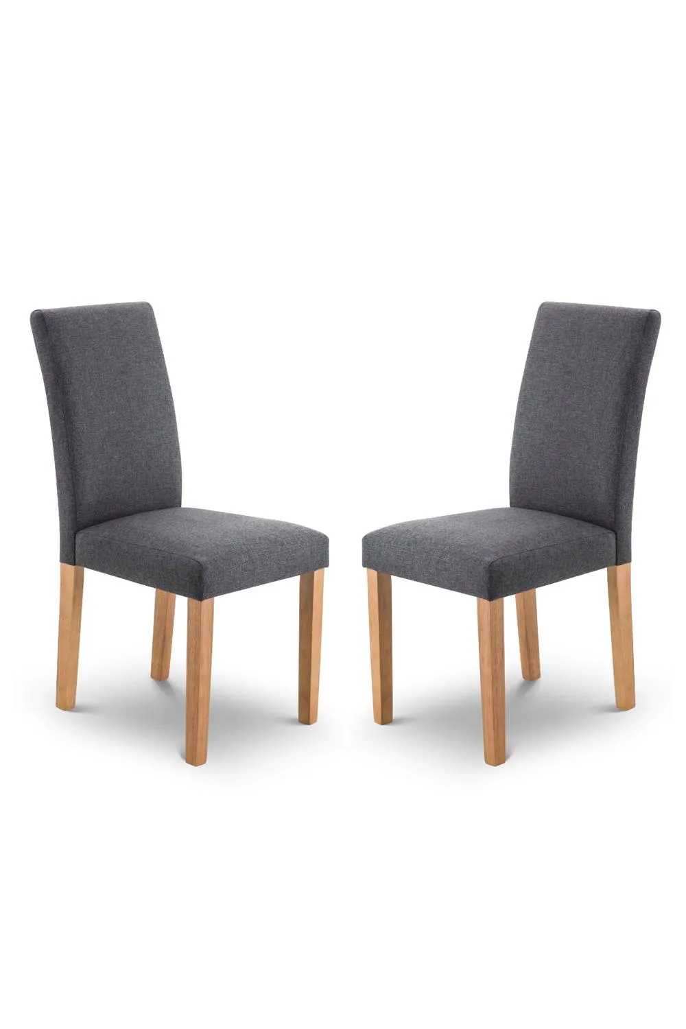 Julian Bowen Hastings Upholstered Dining Chair (Set of 2) in Grey 2