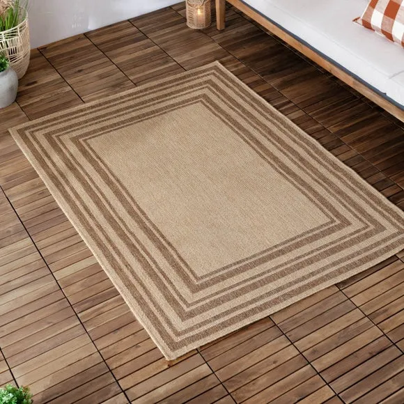 Yard Camber Jute Effect Indoor Outdoor Rug 3