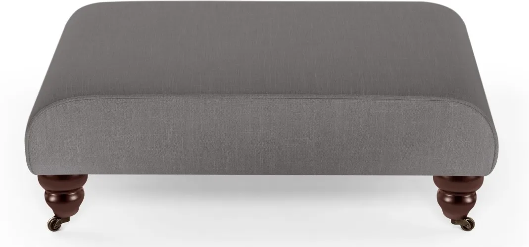 Orson Footstool, Graphite Grey