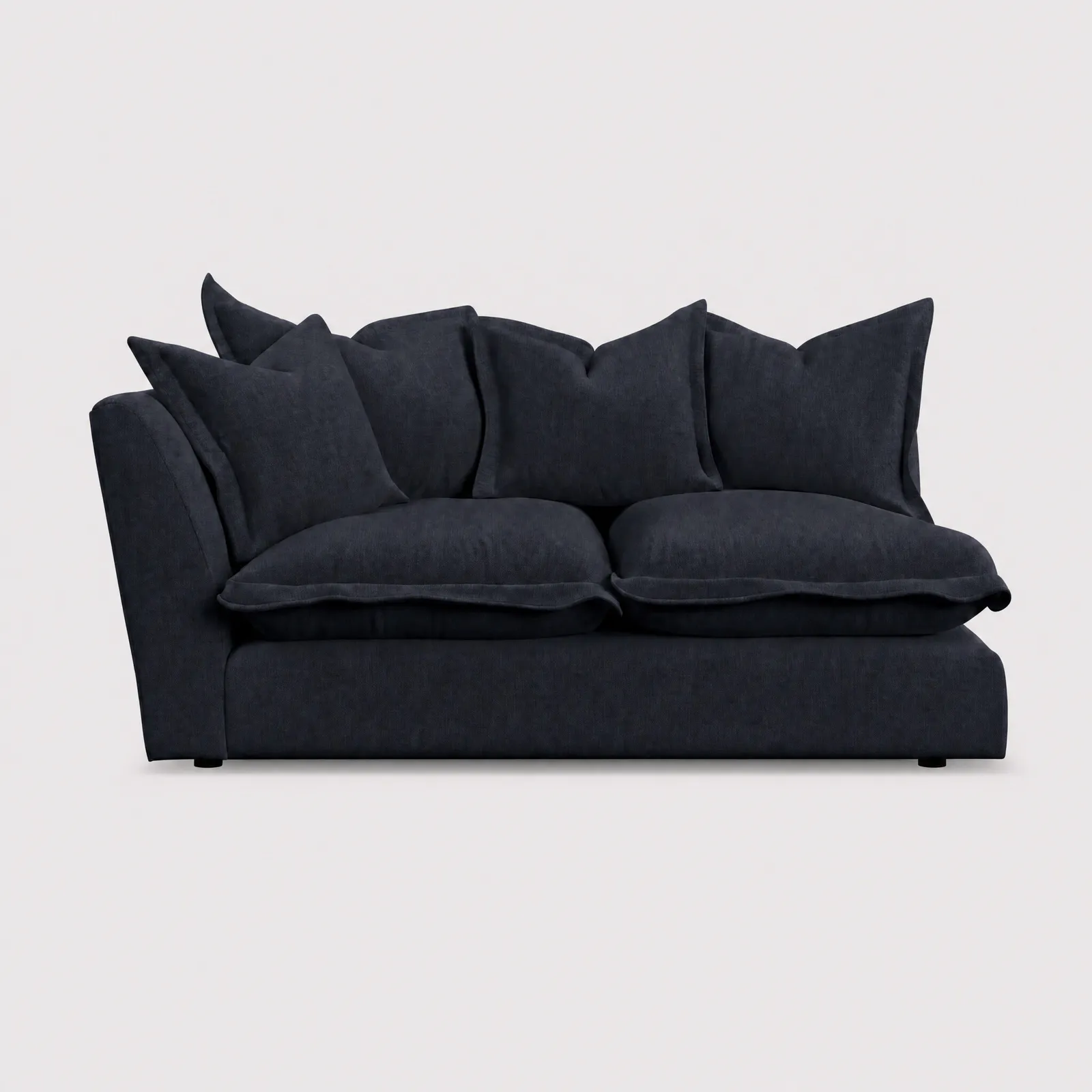 Odyssey 2 Seater With 1 Arm Left Modular Sofa, Navy Fabric | Barker & Stonehouse 1