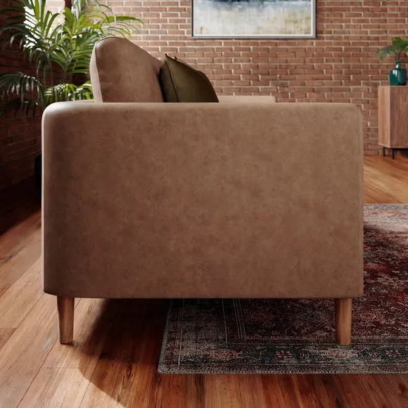 Max Soft Faux Leather 3 Seater Sofa 3