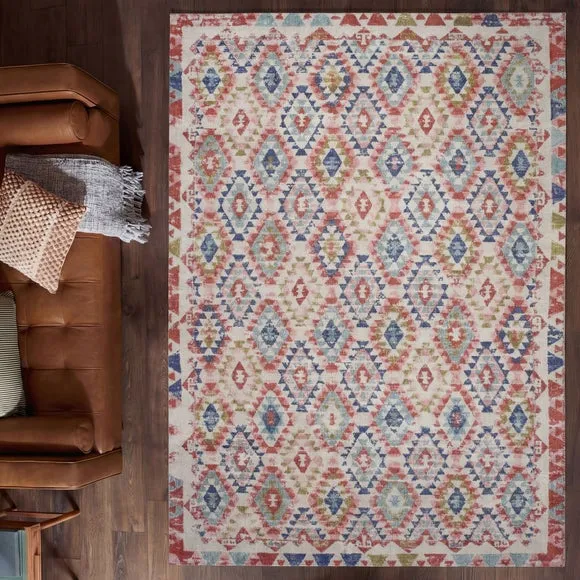 Sara Global Diamond Washable Rug 6