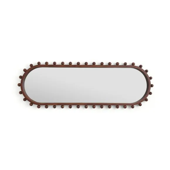 Brooke Bobble Lozenge Oval Full Length Wall Mirror 3