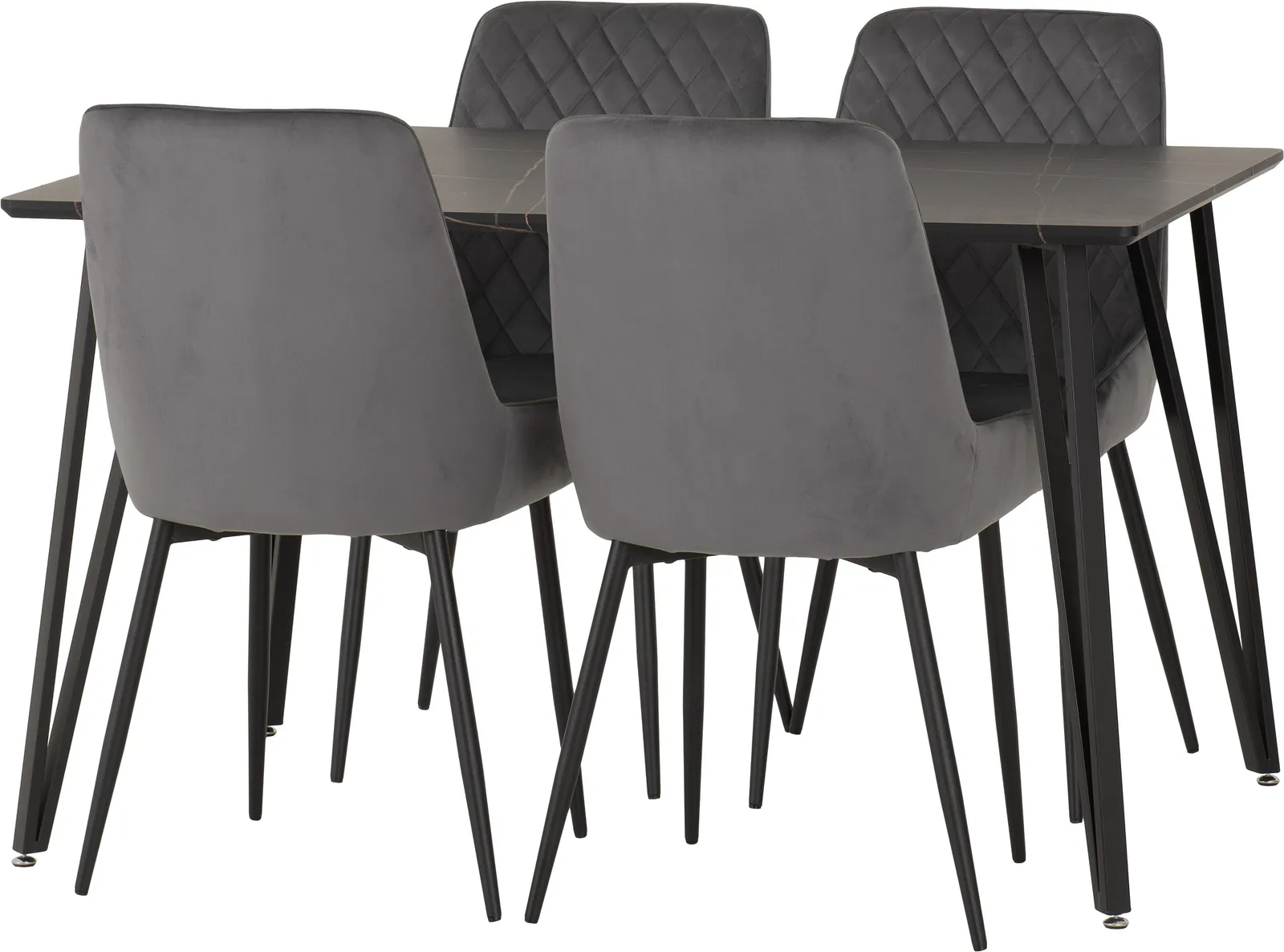 Seconique Marlow & Avery Dining Set in Grey 2
