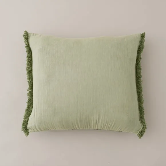 Reversible Muslin Cotton Square Cushion Cover 5
