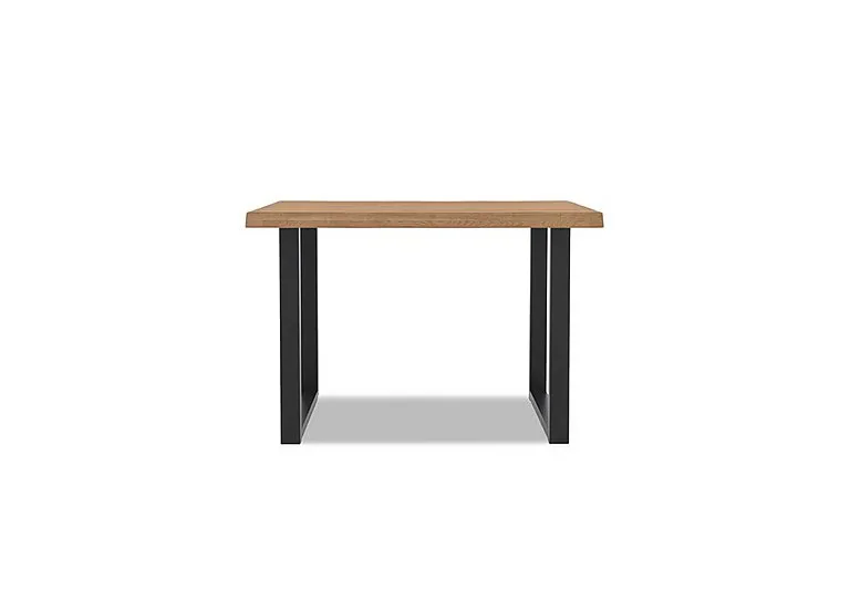 Hades Raw Edge Bar Table with U Shaped Legs - 140-cm - Bianca
