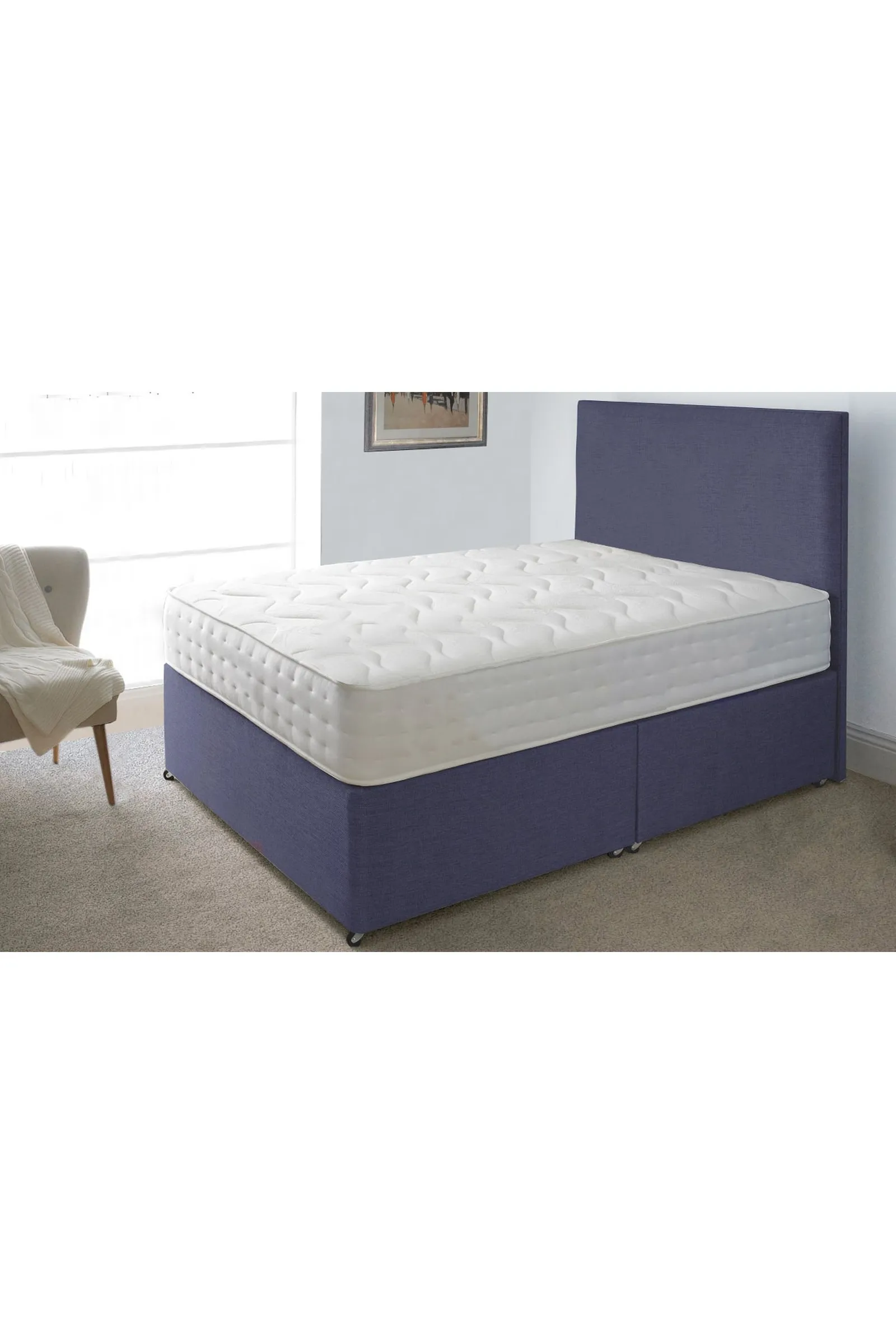 eXtreme Comfort Ltd Sleep-Fusion Hybrid Mattress 20cm Deep Plush Feel Cooltouch Breathable in White
