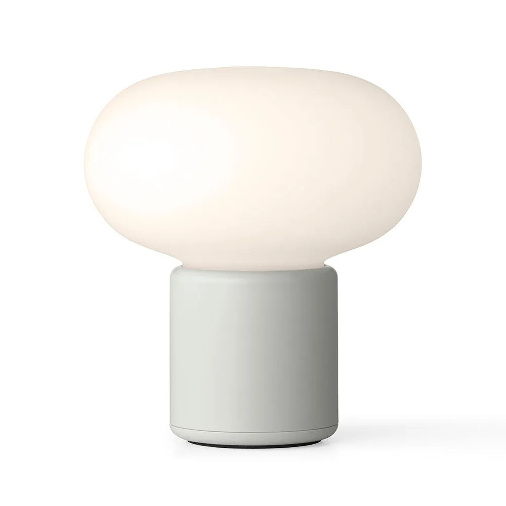 New Works Karl-Johan LED Portable Table Lamp Light Grey 3