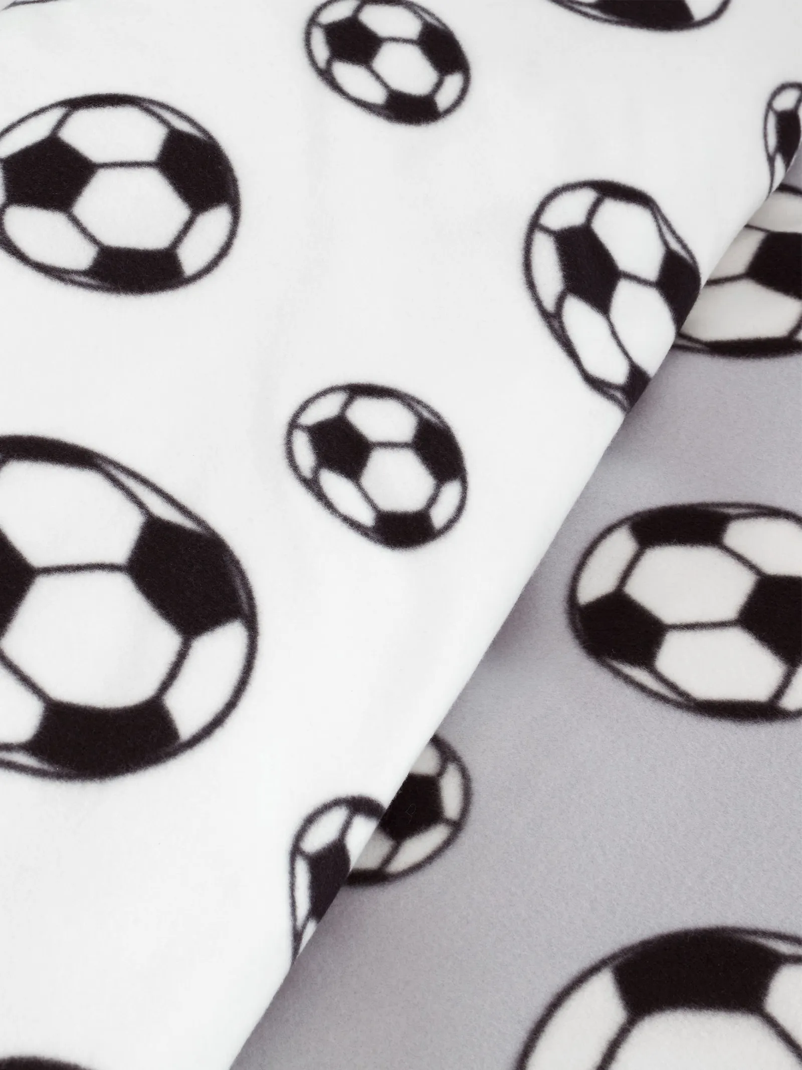 Catherine Lansfield 'Football Fleece' Duvet Cover Set in Grey 4