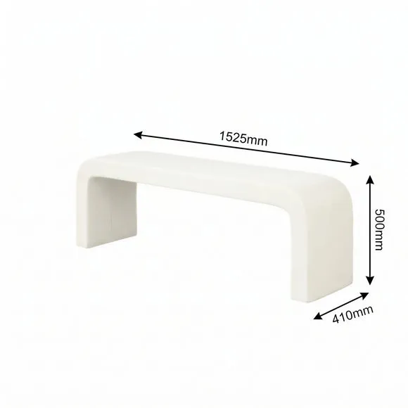 Ren Chenille Bench 4