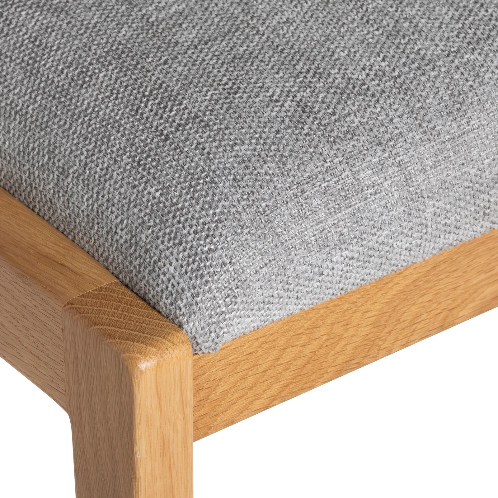 Maddison Upholstered Dining Chair, Grey Fabric | Barker & Stonehouse 2