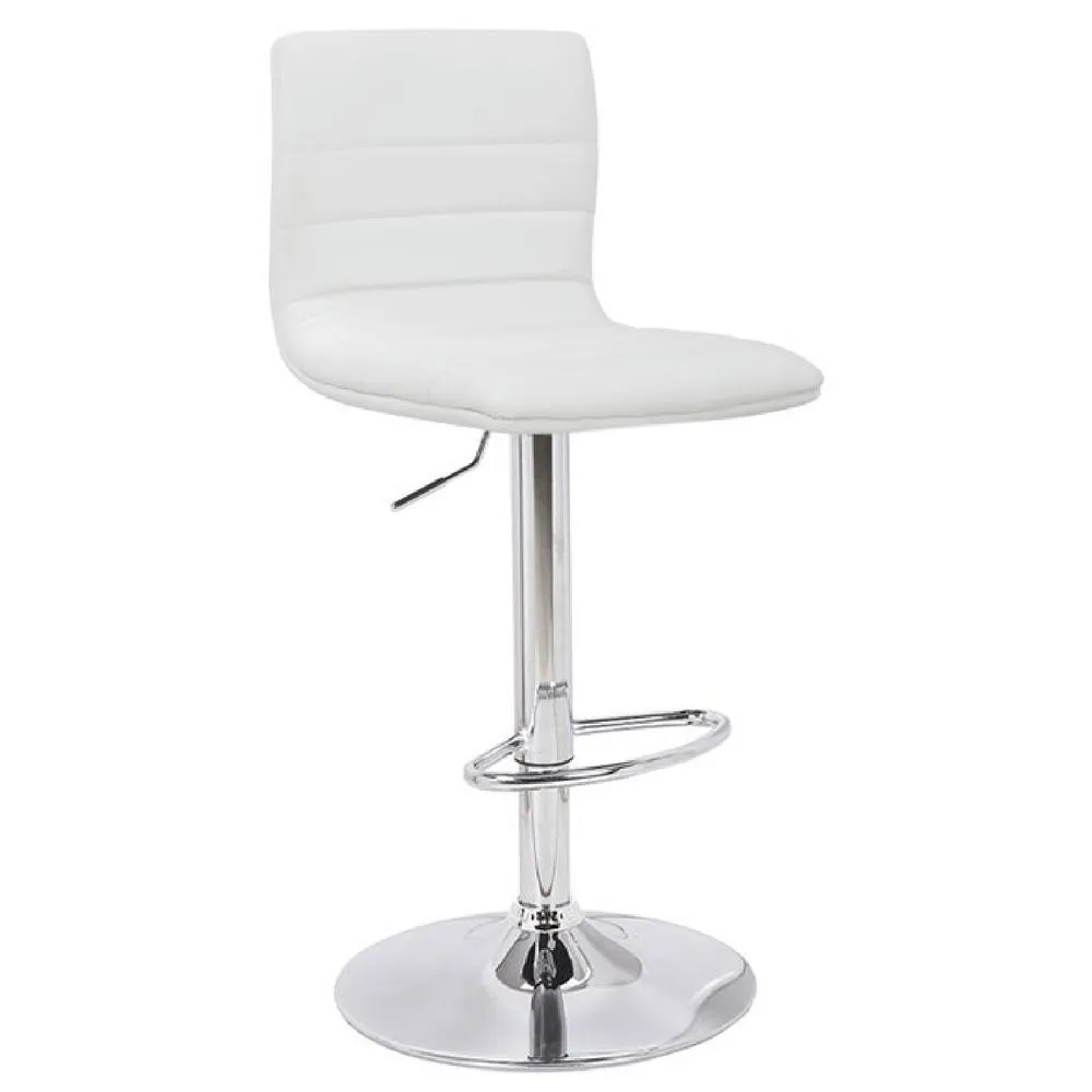 netfurniture Crains white breakfast bar stool height adjustable 2