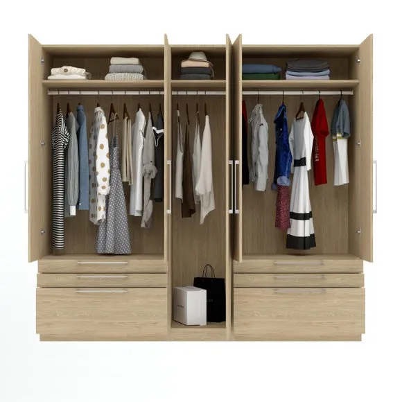 Foster 5 Door 6 Drawer Wardrobe 5