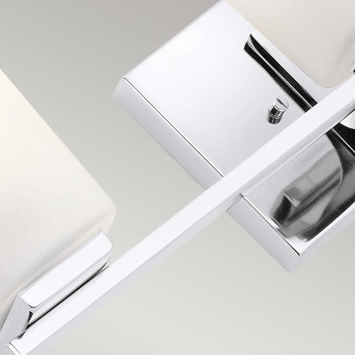 Netlighting Kichler Roehm Bathroom Wall Lamp Polished Chrome IP44 in Grey 3