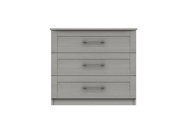 Fenchurch 3 Drawer Chest - Light Grey