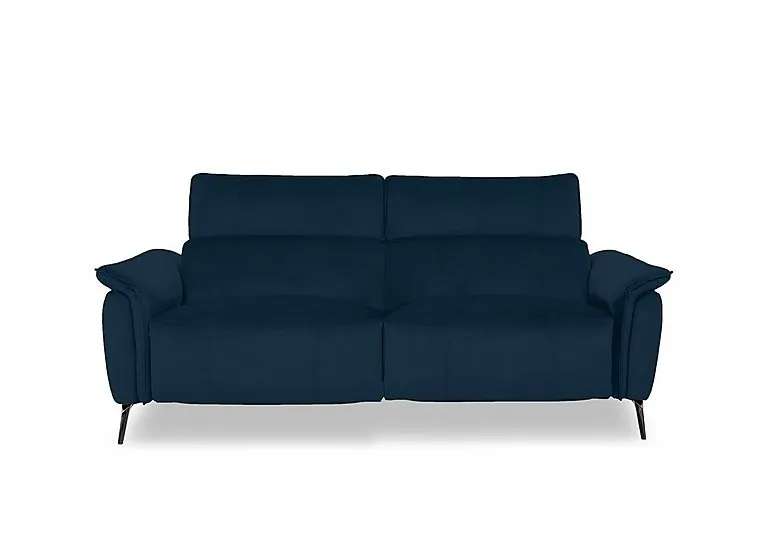 Jude Fabric 3 Seater Power Recliner Sofa with Power Headrests - Opulence Royal