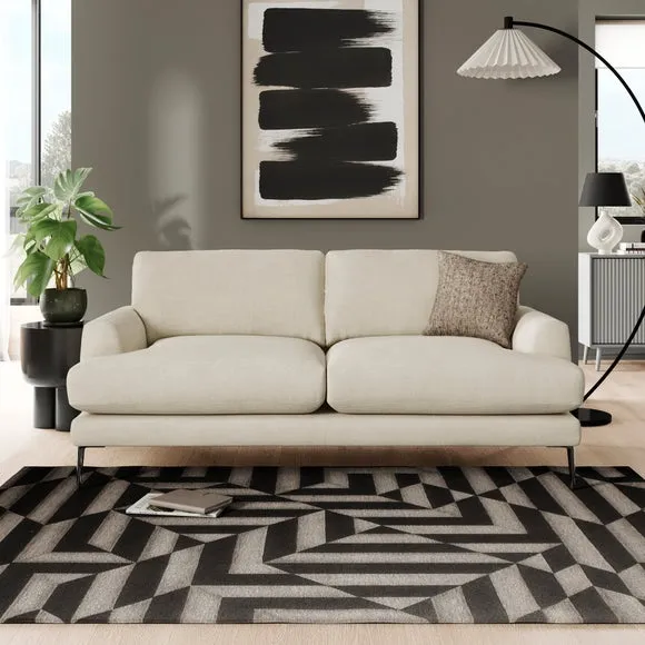 Lawson Chunky Tonal Weave 3 Seater Sofa 1