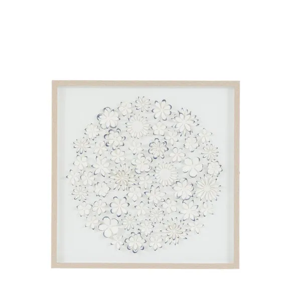 Cedar and Sage Floral Detail Framed Wall Art 4