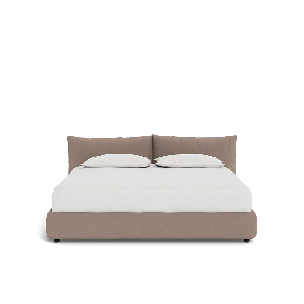 Heal's Pillow Bed Super King Tundra Texture Latte 1