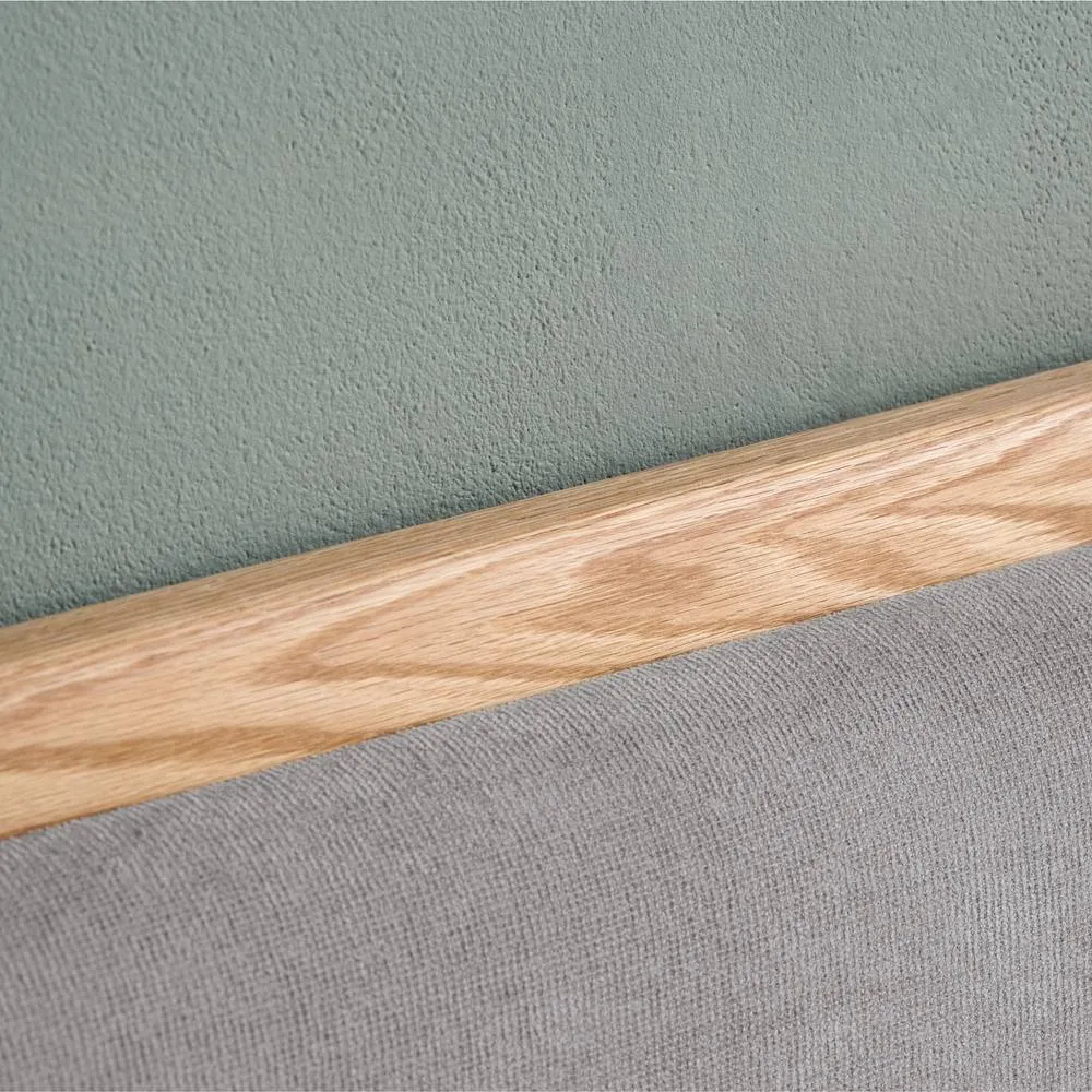Birlea Amaya Bed Frame Oak Grey Fabric Double or King 6