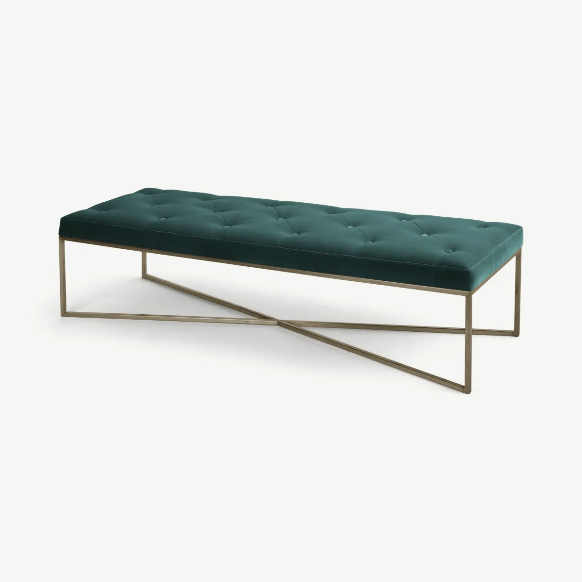 Julianne Ottoman, Petrol Cotton Velvet