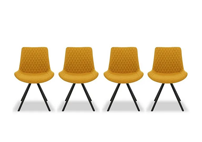 Ion Set of 4 Fabric Dining Chairs