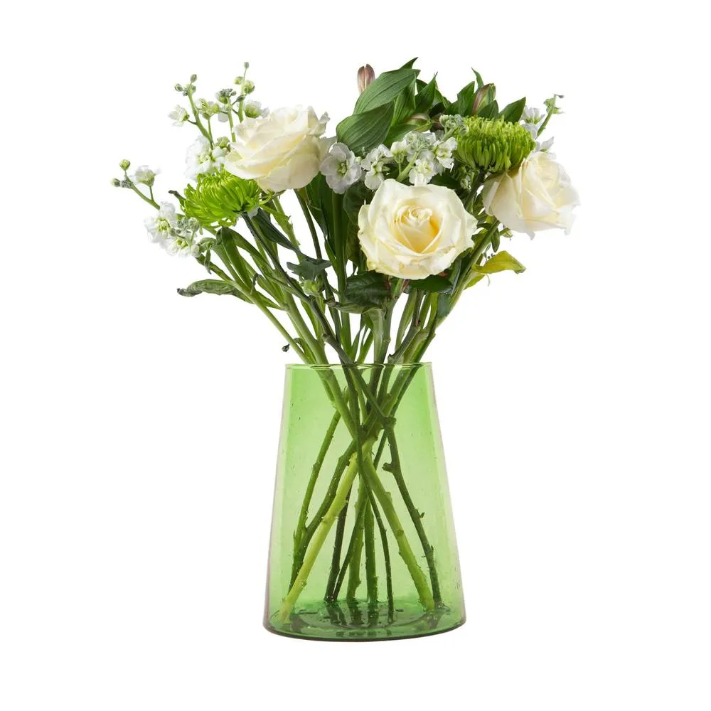 Nicola Spring Jebel Repurposed Glass Vase - 3.5 Litre in Green