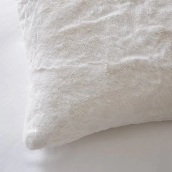 Dorma Purity Faux Fur Continental Pillowcase 2