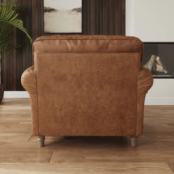 Flori Arizona Faux Leather Armchair 3