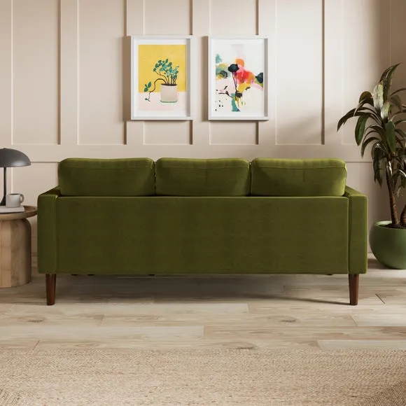 Jacob Velvet Compact Corner Chaise Sofa 2