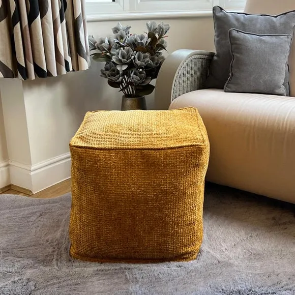 Daro Waffle Cube Pouffe 1