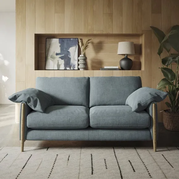 Hector Tonal Plush Chenille 3 Seater Sofa 1