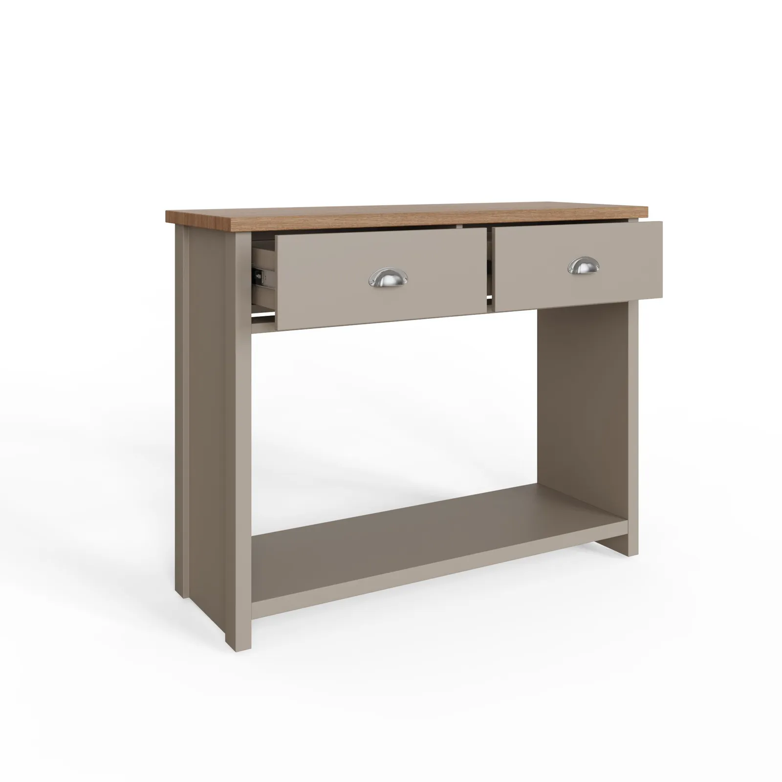 GFW Lancaster Console Hall Table in Grey 5